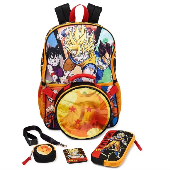 Dragon Ball Z Accessories Dragon Ball Z 5piece Set Backpack